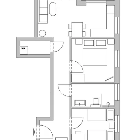 דירה Oldenburg City Apartments